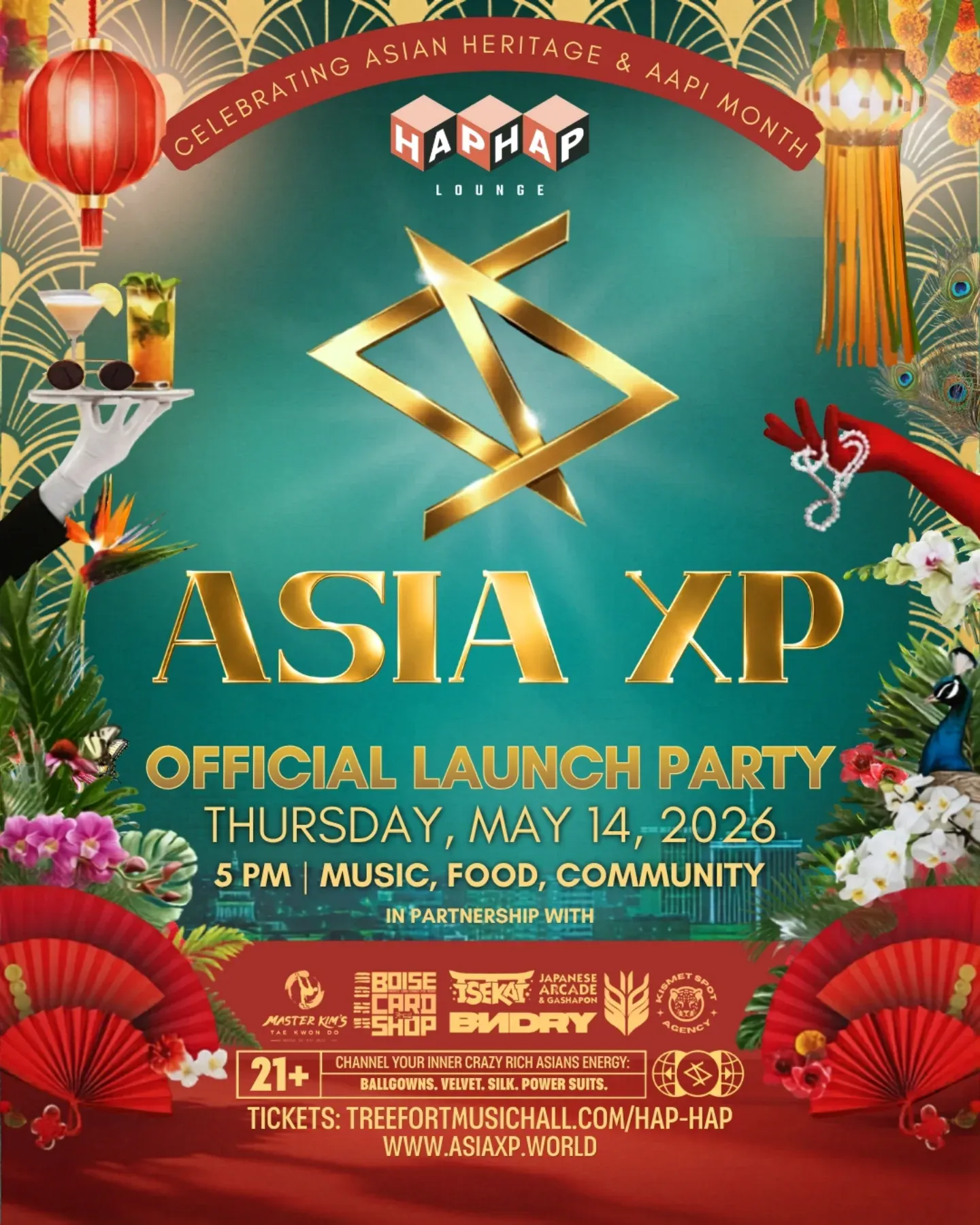 Asia XP Asian Heritage and AAPI Month launch party at HAP HAP Lounge